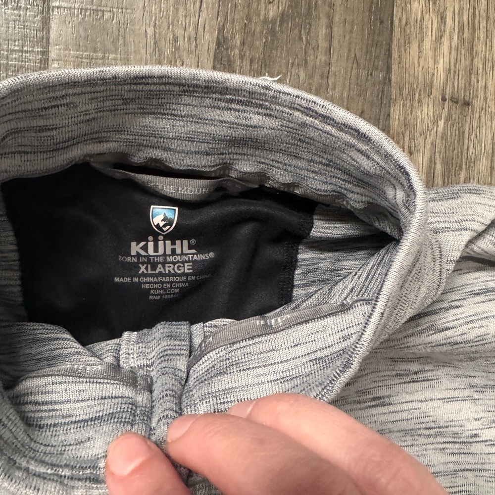 Kuhl Men's Heather Gray Quarter-Zip Pullover - Picture 3 of 4